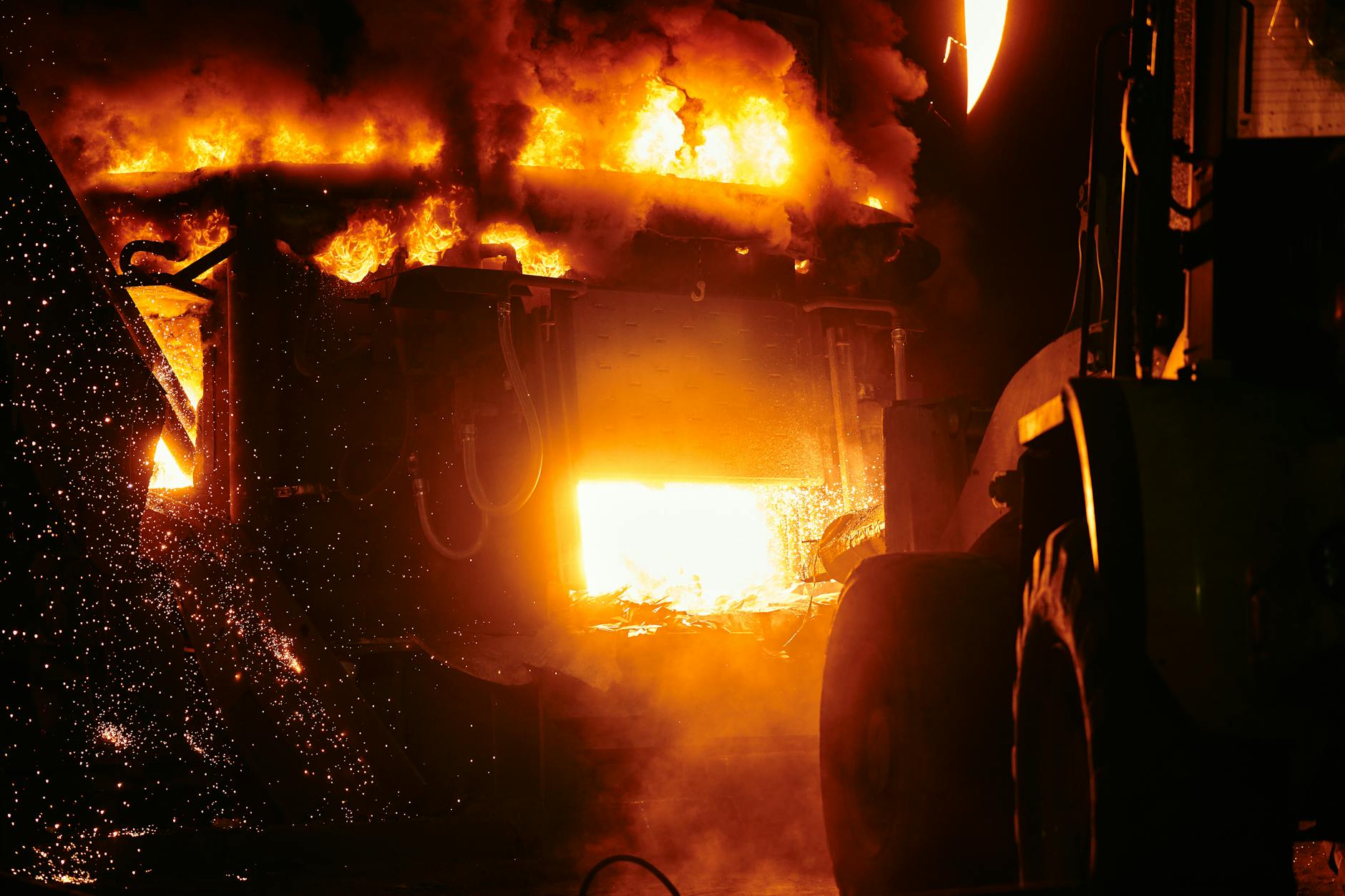 Industrial fire safety testing